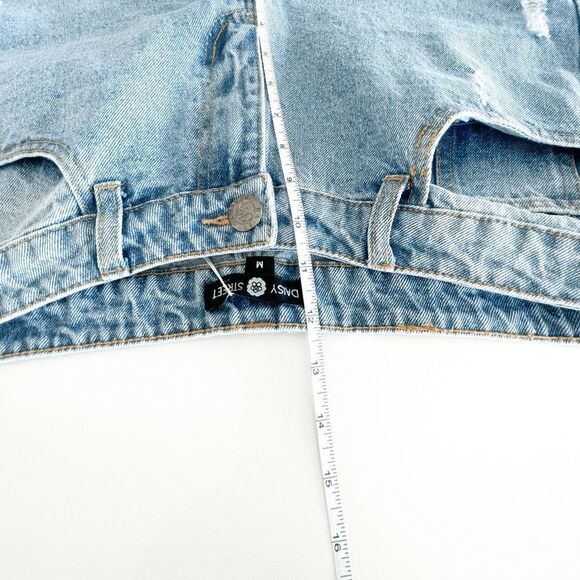 Daisy Street Women Denim Pants Distressed High Rise Medium - Picture 5 of 10